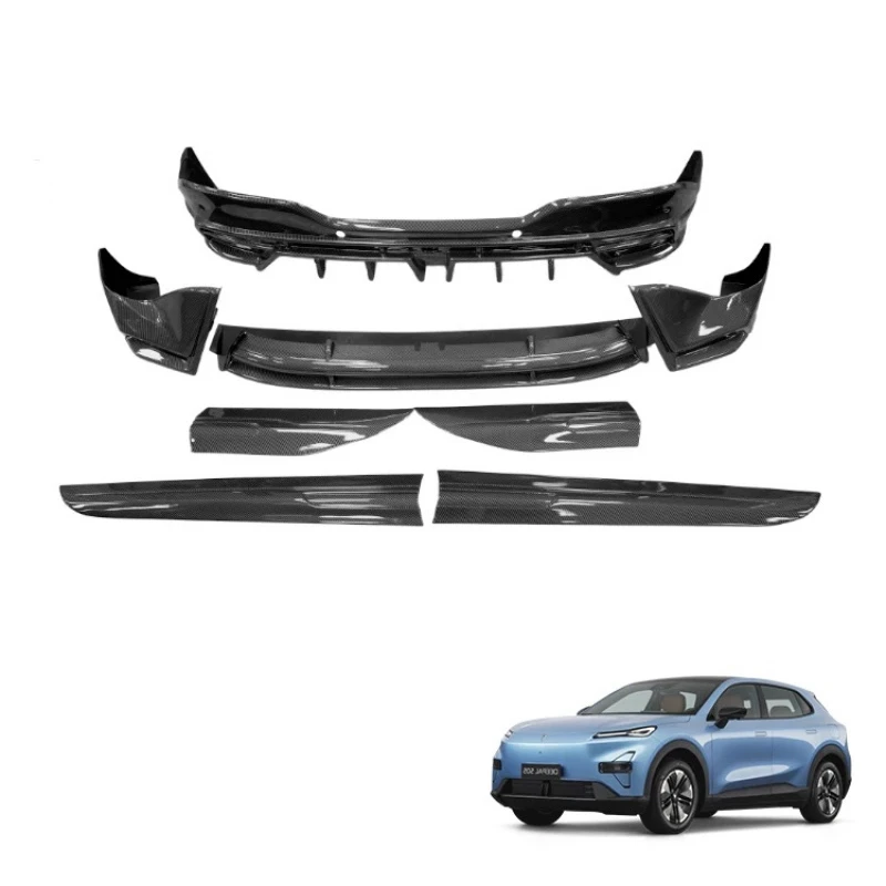 Car Body Kits Front Bumper Lip Side Skirt Rear Tail Bumper, Car Accessories