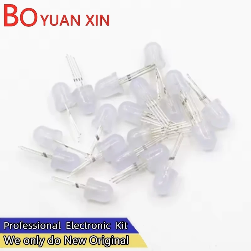 5v 8mm Led Ws2812 Rgb Dip Diode F8 Round Dream Color Addressable Full Color Foggy Diffuse Neon Pixel Light Ws2812b Chip Diode
