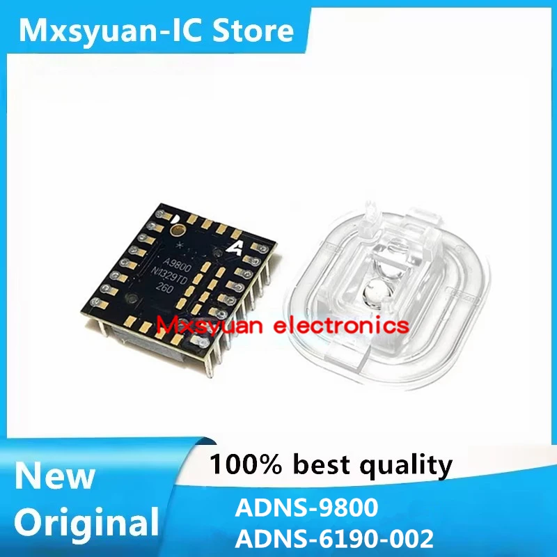 1~5 set/LOT 100% Original ADNS-9800 + ADNS-6190-002 A9800 DIP16sensor with new Optical lens NEW&ORIGINAL ADNS9800