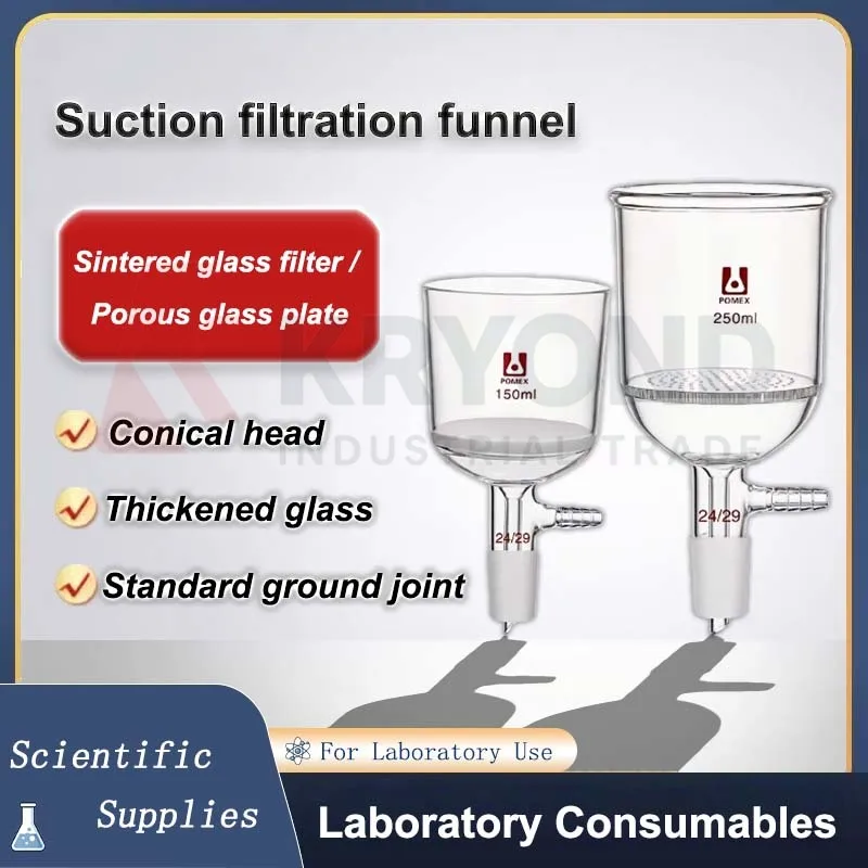 Embudo de Filtración Buchner de Vidrio Multi-Pozo, Aparato de Filtración al Vacío, Juego de 30-1000 ml, Preparación de Muestras de Laboratorio, Uso en Cultivo Celular