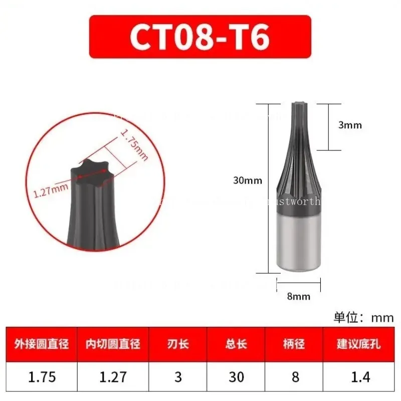 Suitable for Plum Blossom Punch, Hexagonal Punch, Rotating Punch, Hexagonal Turning Tool, CNC Lathe