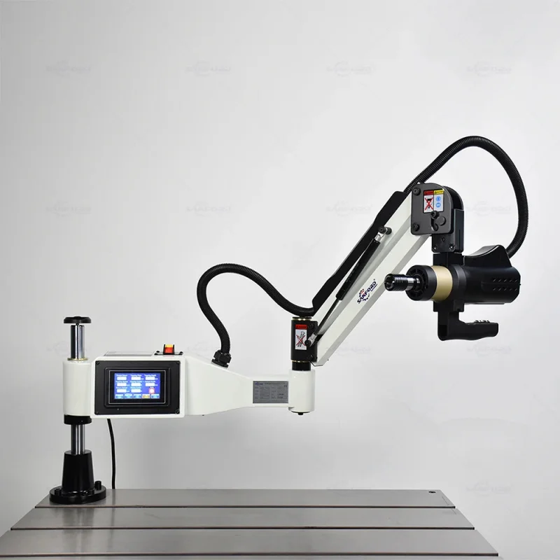

Portable Electric Tapping Machine M3-M10 Flex Arm CNC Automatic Robot Servo Motor Universal Vertical Drilling