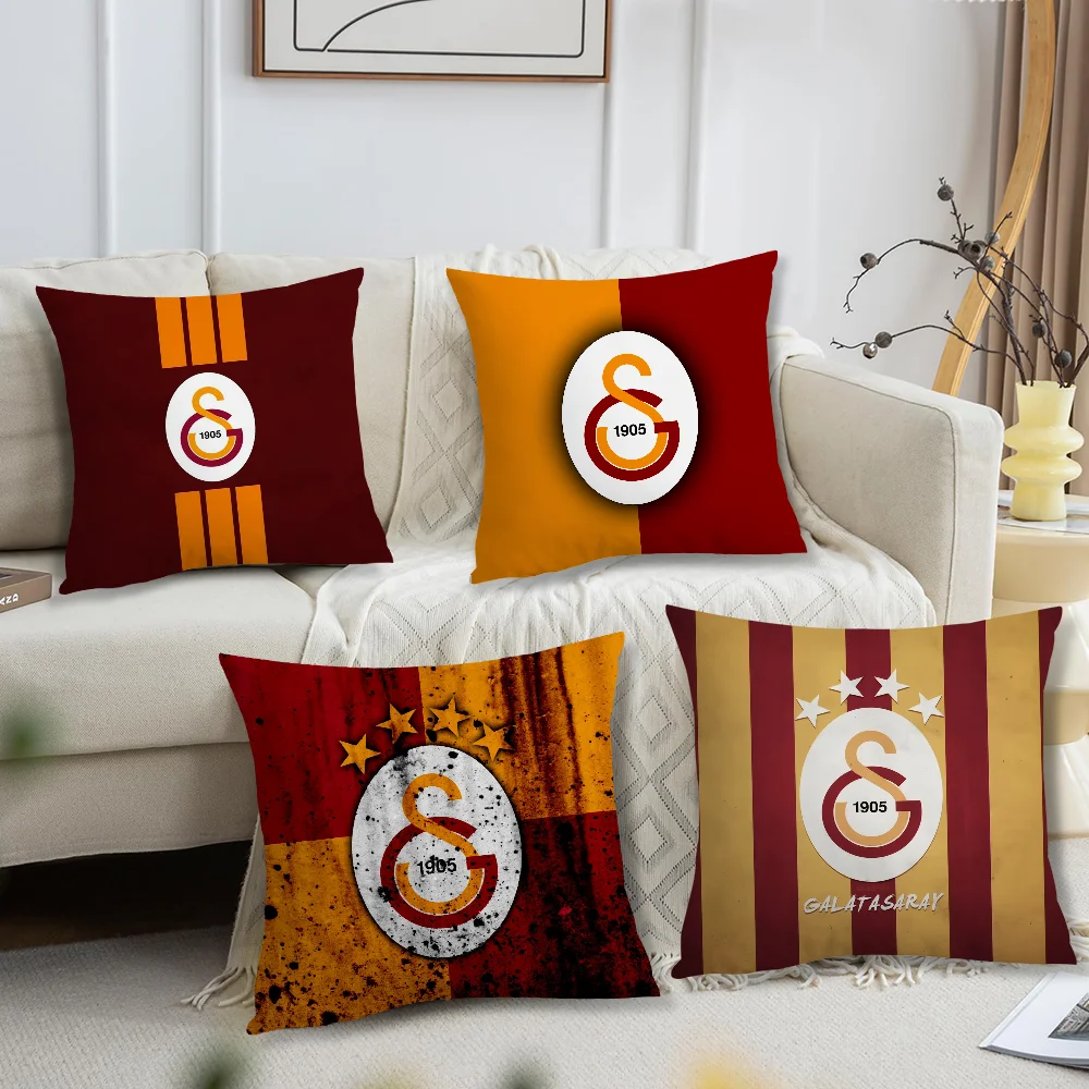 Turkey Sport-G-Galatasaray Club Pillow Case Sofa Living Room Headboard Bedroom Backrest Cushion Square Cushion Nap Time