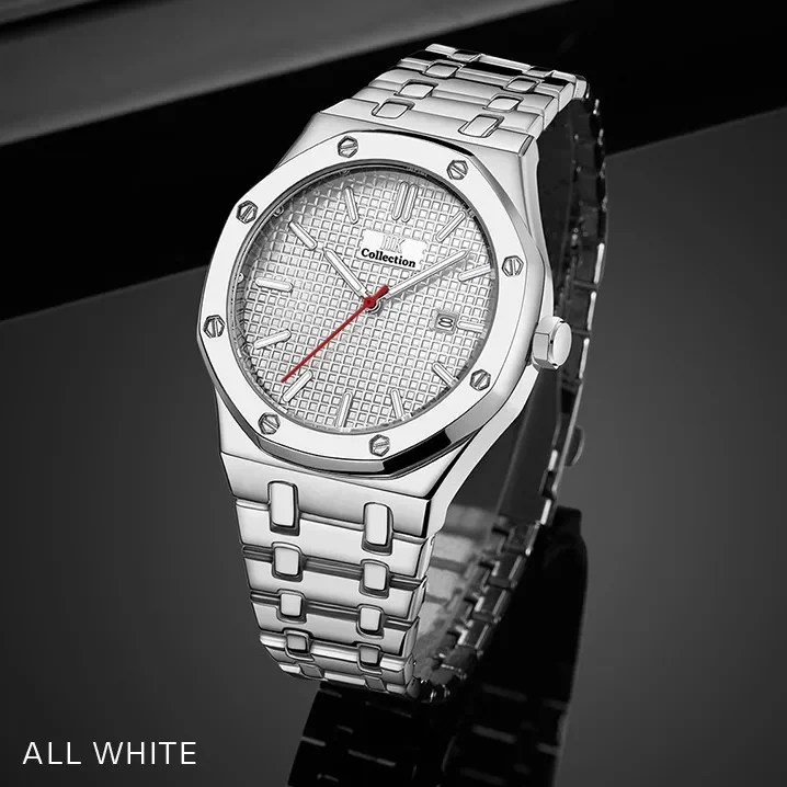 مصنعي العلامة التجارية الأصلية المبيعات المباشرة ساعة كوارتز للرجال ساعة بوتيك ترفيهية رقمية كبيرة الحجم ساعة يد مضيئة