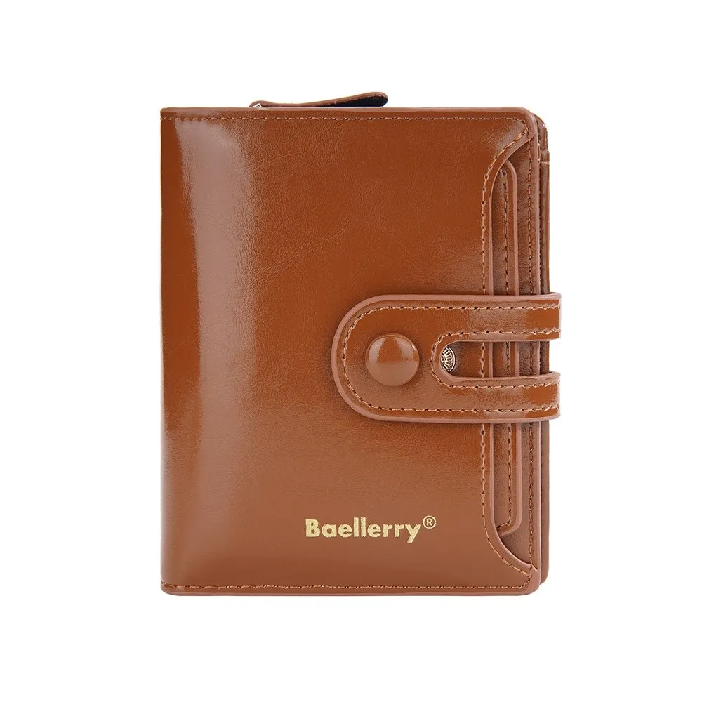 Portafoglio portatile di alta qualità Borsa per soldi corta multifunzionale Zero Semplice porta carte d'identità in pelle PU da donna