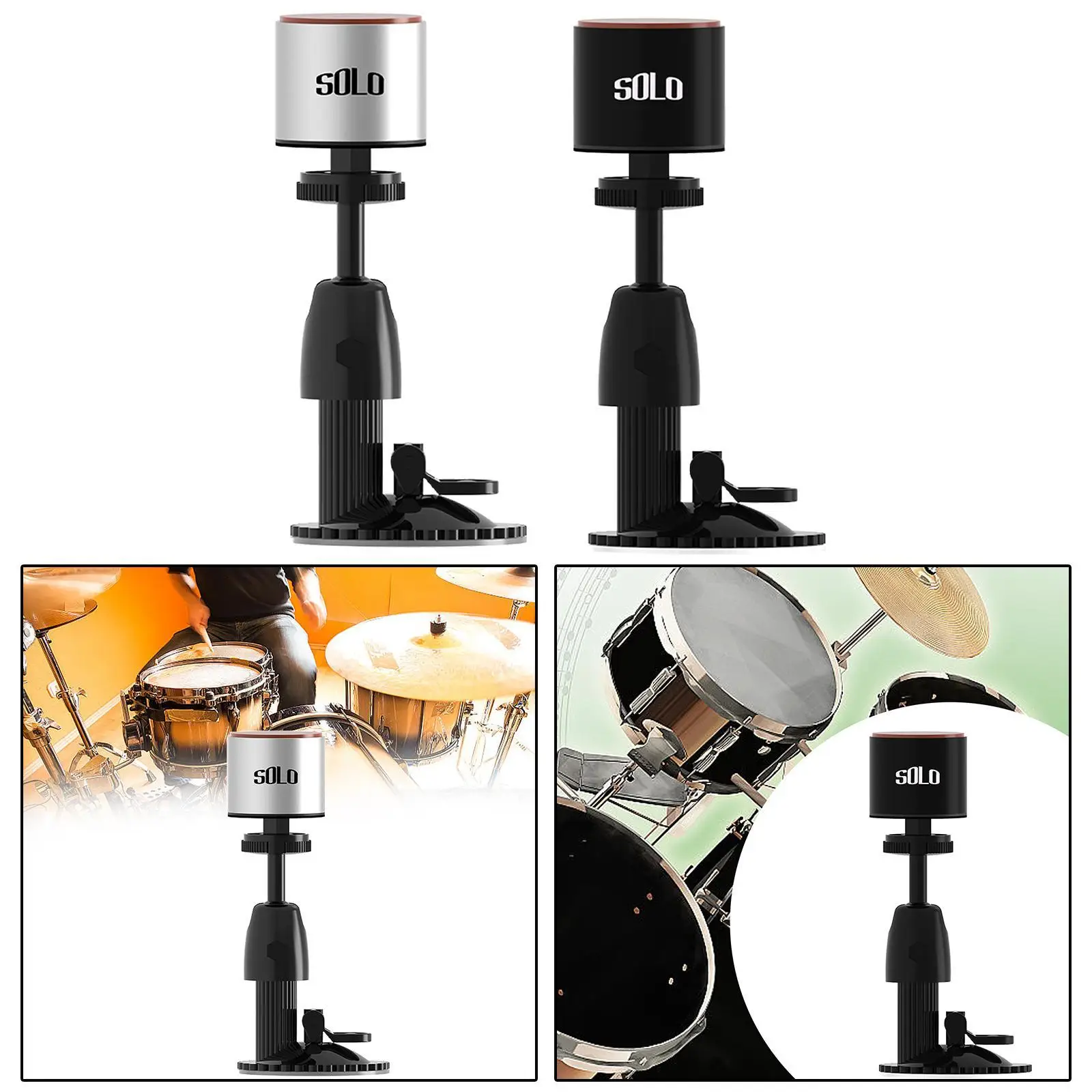 

Mini Drum Pad Lightweight Percussion Accessories Sturdy Silent Drum Pad