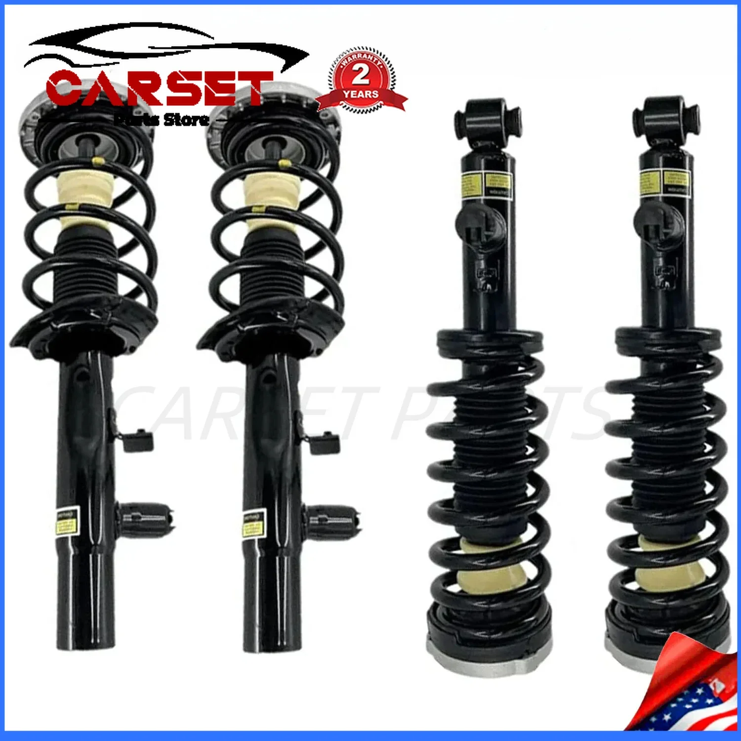 

1Set/4PCS Front Rear Shock Absorbers Assembly For BMW X3 F25 2011-2018 Gas Damper Air Suspension Strut With ADS 37126799911