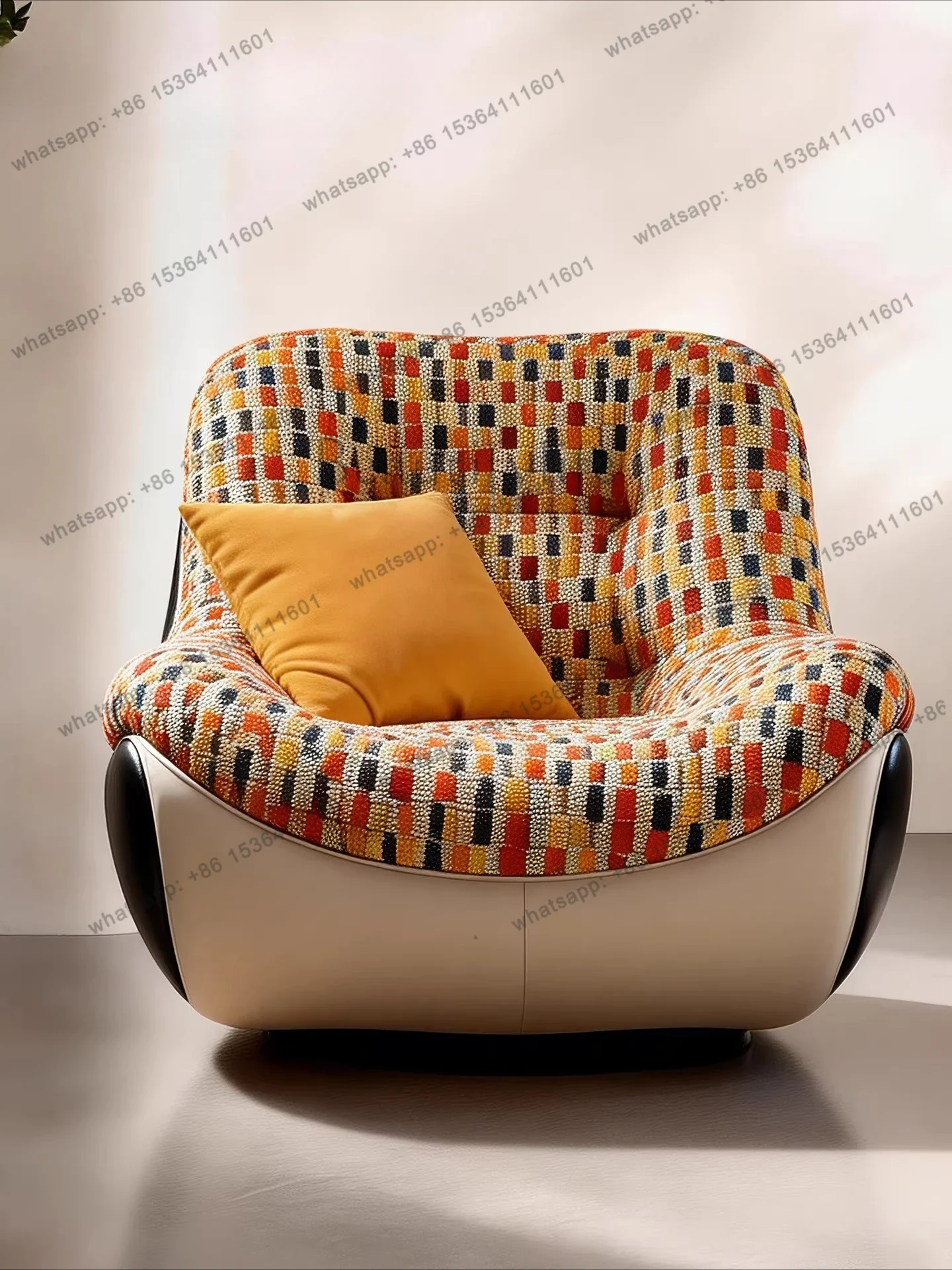 

56Original single sofa chair minimalist rotatable high-end living room small apartment lounge chair