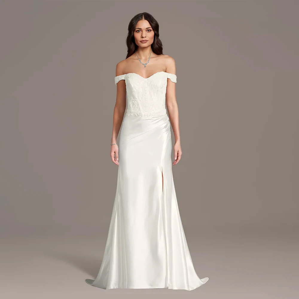 

2026 Women's Formal Evening Gowns Strapless Mermaid Evening Dresses with Appliques Beaded Formal Celebrity Party Gowns for Women