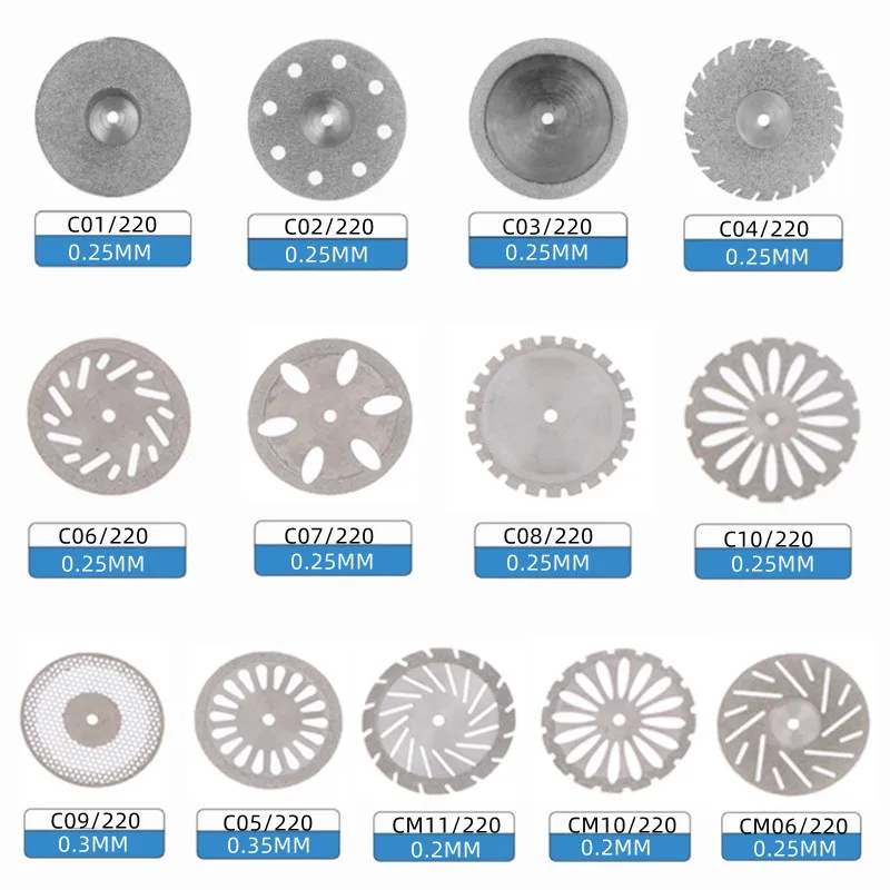 2Pcs Dental Diamond Polishing Disc Double-sided Polishing Handle Mandrel Bur Rotary Cutting Disc Polishing Machine