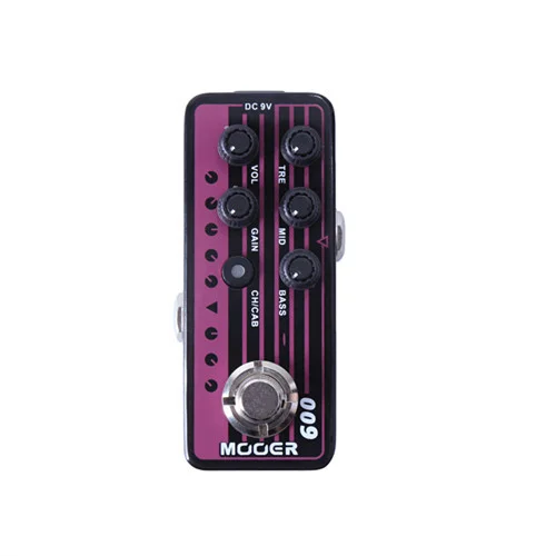 MOOER 009 Black Night Digital Preamp Guitar Effect Pedal Multi Effects Processor Tremolo Synthesizer Guitar Parts & Accessories