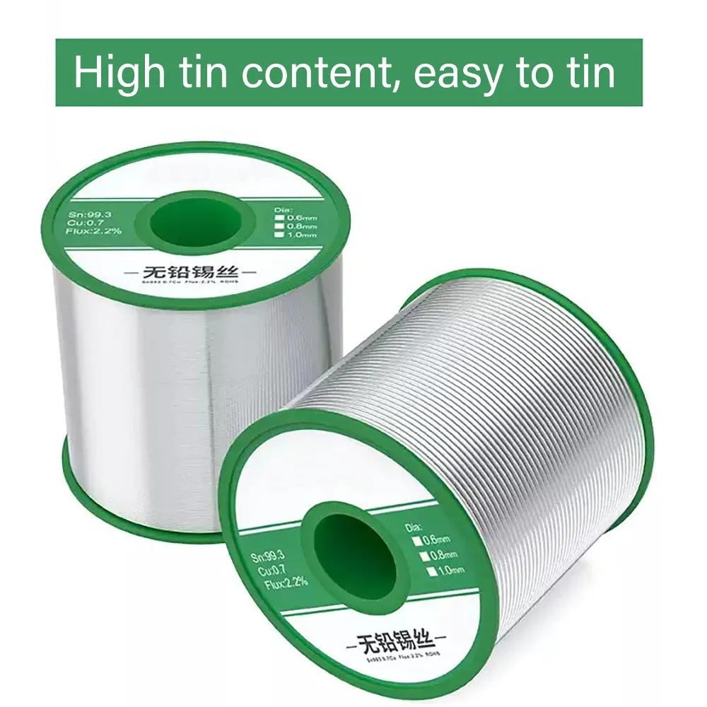 سلك لحام عالي النقاء بنسبة 63% يحتوي على سلك قصدير من الصنوبري الأساسي، لحام منزلي غير نظيف وصديق للبيئة