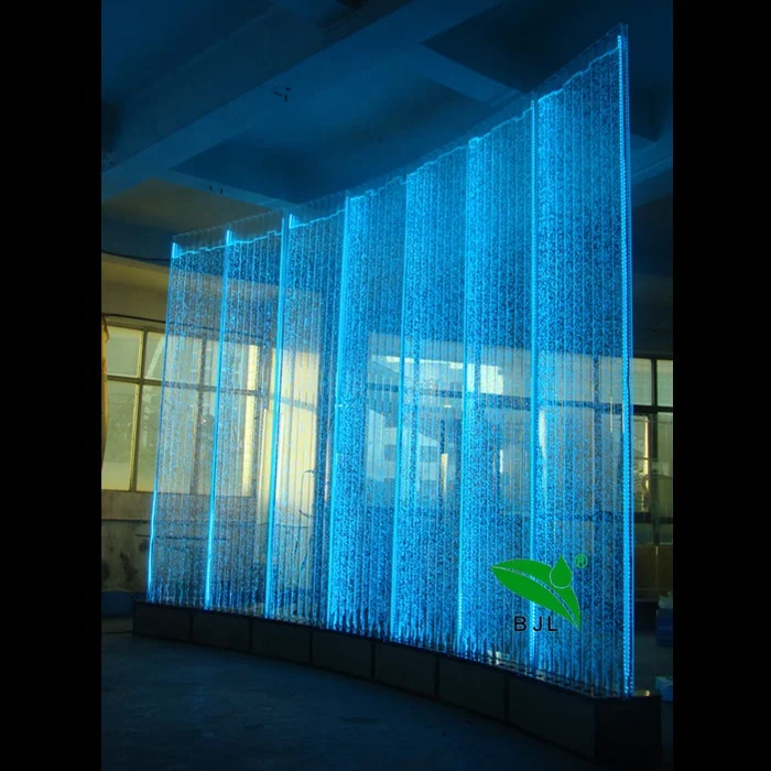

High Quality Glowing Ocean Aquarium Acrylic Water Bubble Wall Panel with LED Light for Home & Hotel Decoration