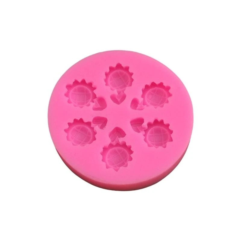 

Силиконовые формы с цветочным бантом, антипригарные формы для помадки, инструменты для украшения торта, трюфели, чизкейки, легко