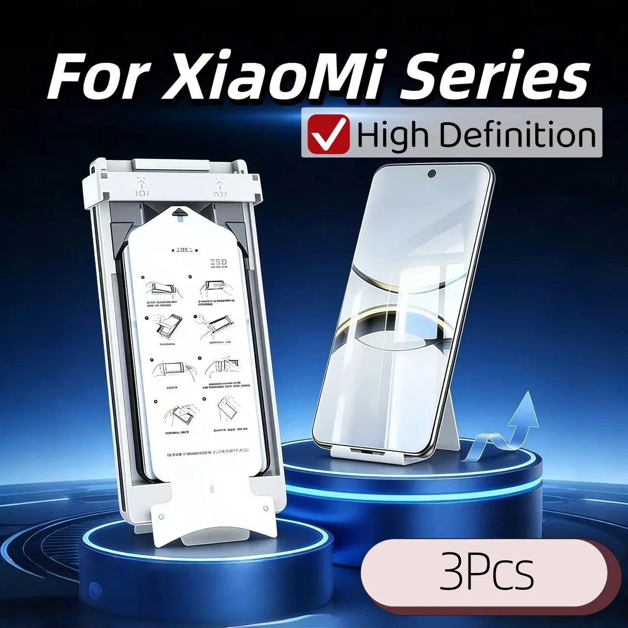 

Защитная пленка HD для экрана Xiaomi 14 Pro, 14 Ultra, 15 Pro, 15 Ultra, 15s Pro, без пузырьков, простая установка, 3 штуки в упаковке