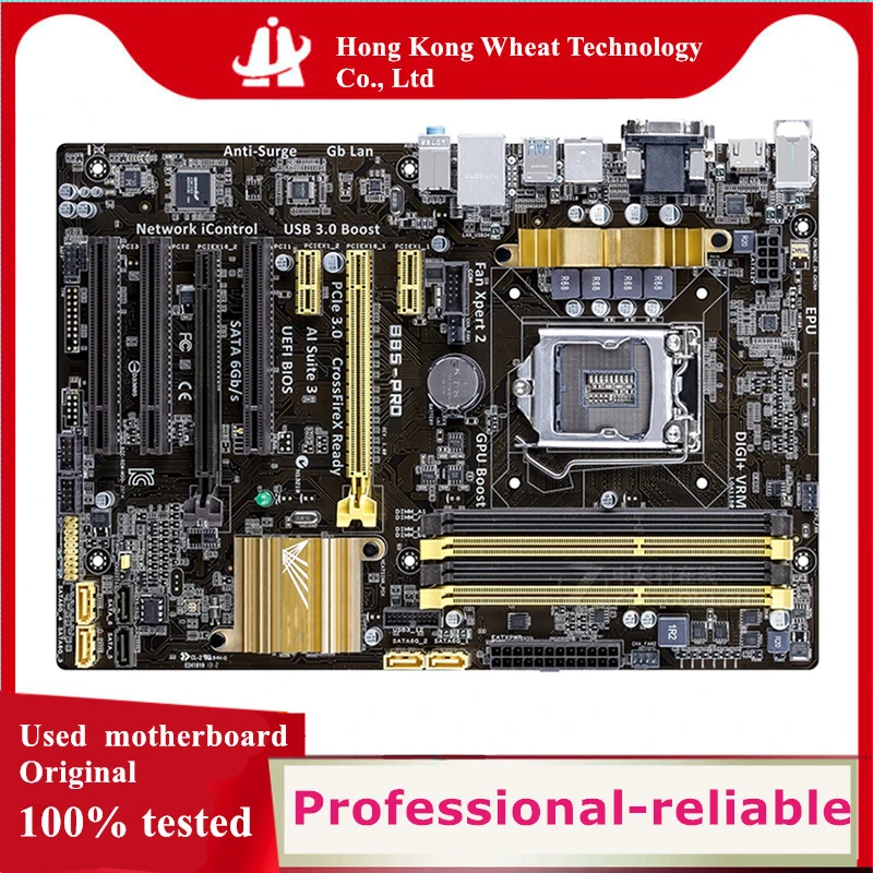 Pour Intel B85 B85-PRO carte mère Utilisé original LGA 1150 LIncome 1150 DDR3 32 Go USB2.0 USB3.0 SATA3 Bureau Carte Mère