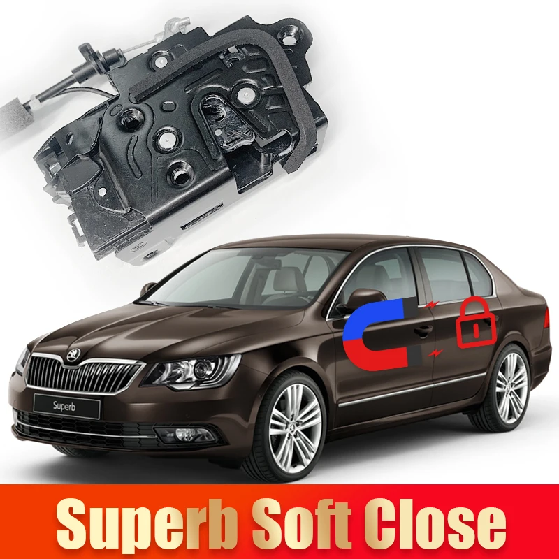 For Skoda Superb 3 Electric suction door car refitted automatic locks Car Soft Close accessories door auto Power tools supplies
