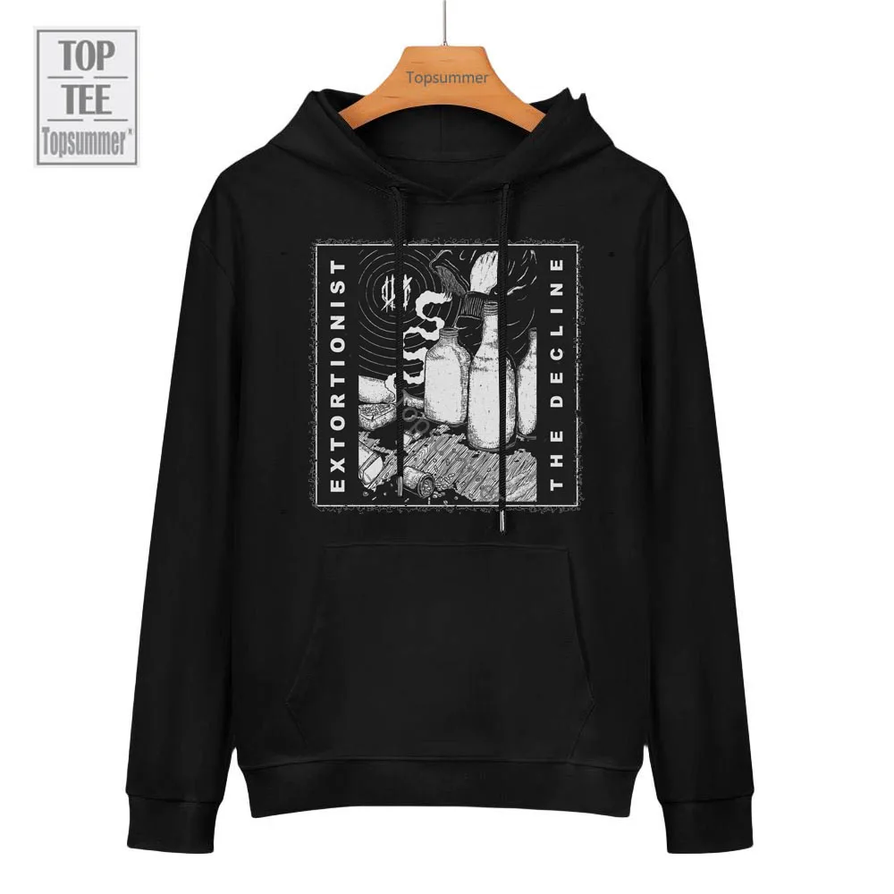 Homens The Decline Album Hoodie, moletons da turnê masculina, roupas frescas de algodão, extorsão, verão