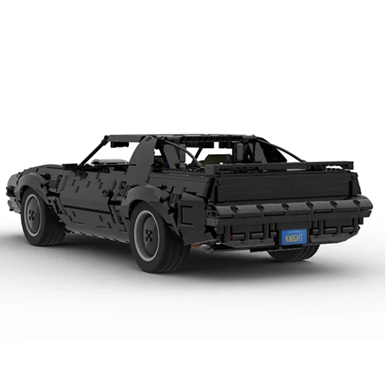 Moc قوالب بناء فارس رايدر KITT سرعة بطل التكنولوجيا وحدات الفيلم نموذج سيارة كتل هدية الكريسماس هدية الكريسماس #2