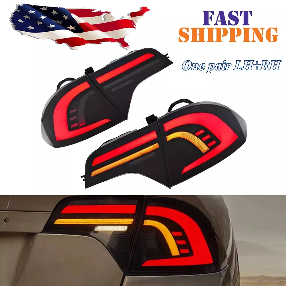 

1Pair Quality Car Right Left Full LED Taillight Brake Light Turn Signal With Start Up Animation For Honda Civic Sedan 2006-2011