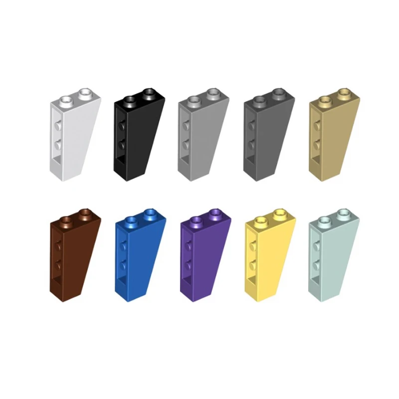 

60 шт. Строительные блоки MOC 2449 Перевернутый наклон 75 ° 2x1x3, совместимые с строительными блоками «сделай сам», детские игровые игрушки, подарки