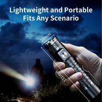 WARSUN A23 Rechargeable flashlight with 7 modes,magnetic base, SOS alarm, lightweight, portable, and reliable in any condition