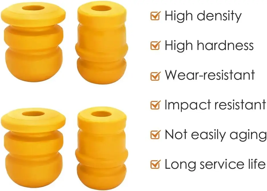 

2 пары передних и задних упоров 52060423AB, совместимых с Wrangler JK 2007-2018 гг., бамперы верхней подвески, шарнирный рычаг управления