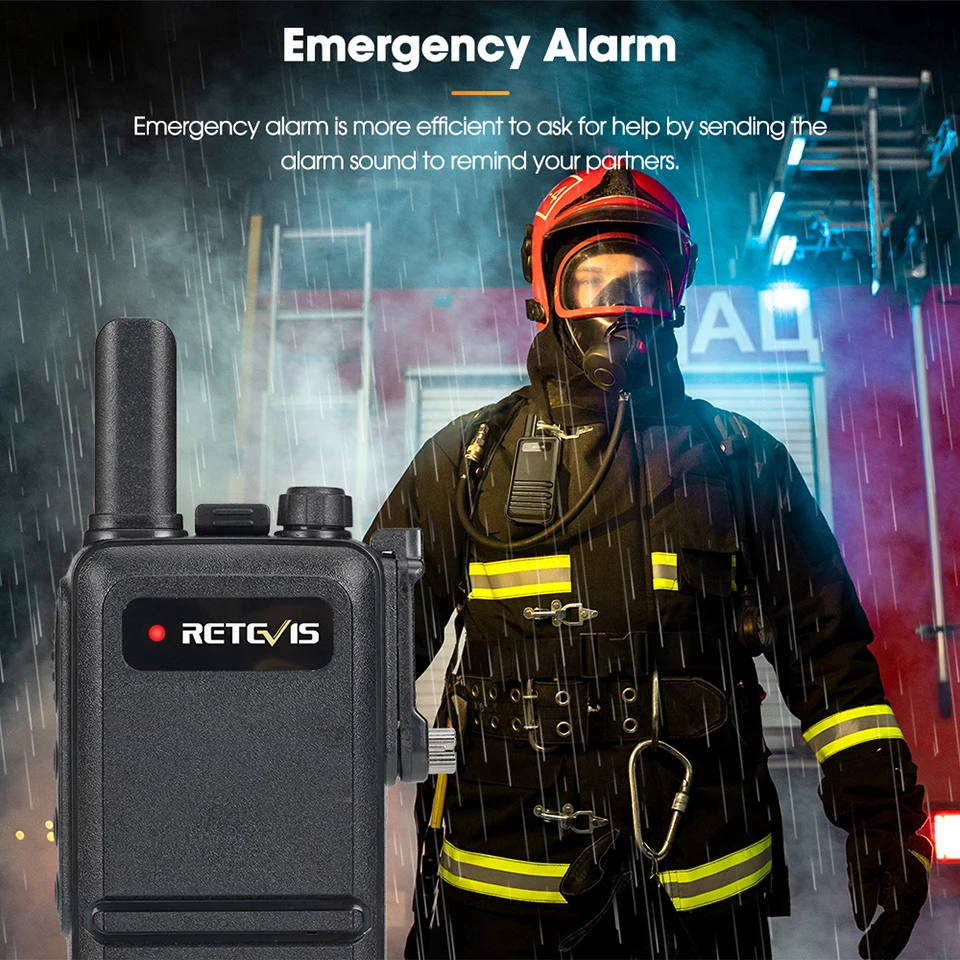 Retevis RB647 IP67 Wasserdichtes Walkie-Talkie Professionelles PMR FRS Mini Zweiwege-Funkgerät USB-C-Ladung VOX für Surfen Kajak Camping – Detail 11