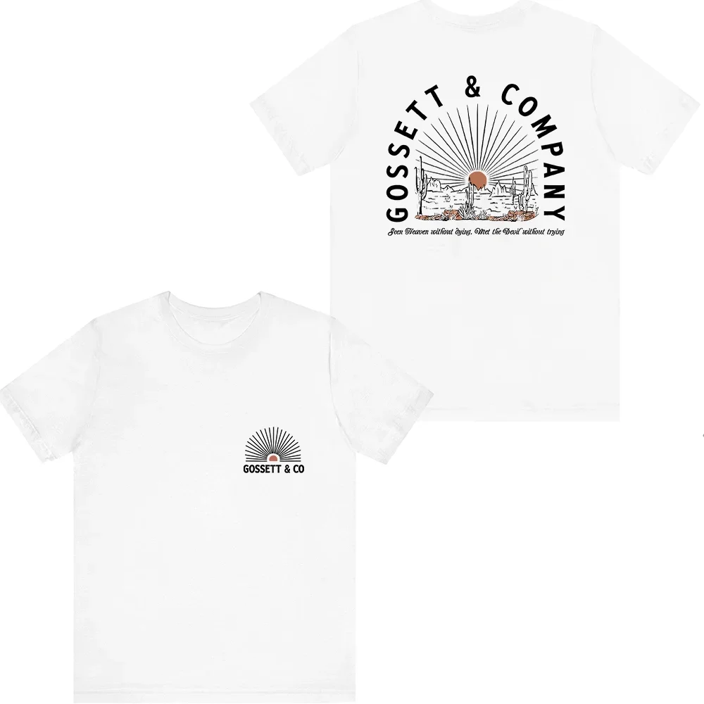 Dylan Gossett Merch Sunset T-shirt Fashion Unisex Shirt Short Sleeve Casual Graphic Tee