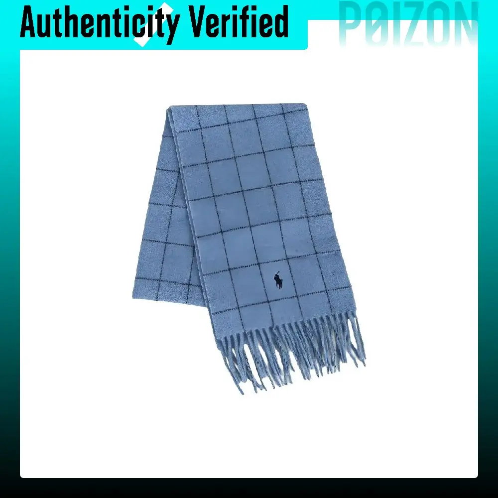 Polo Ralph Lauren Knit Scarves Unisex Polka Blue PC0743 450