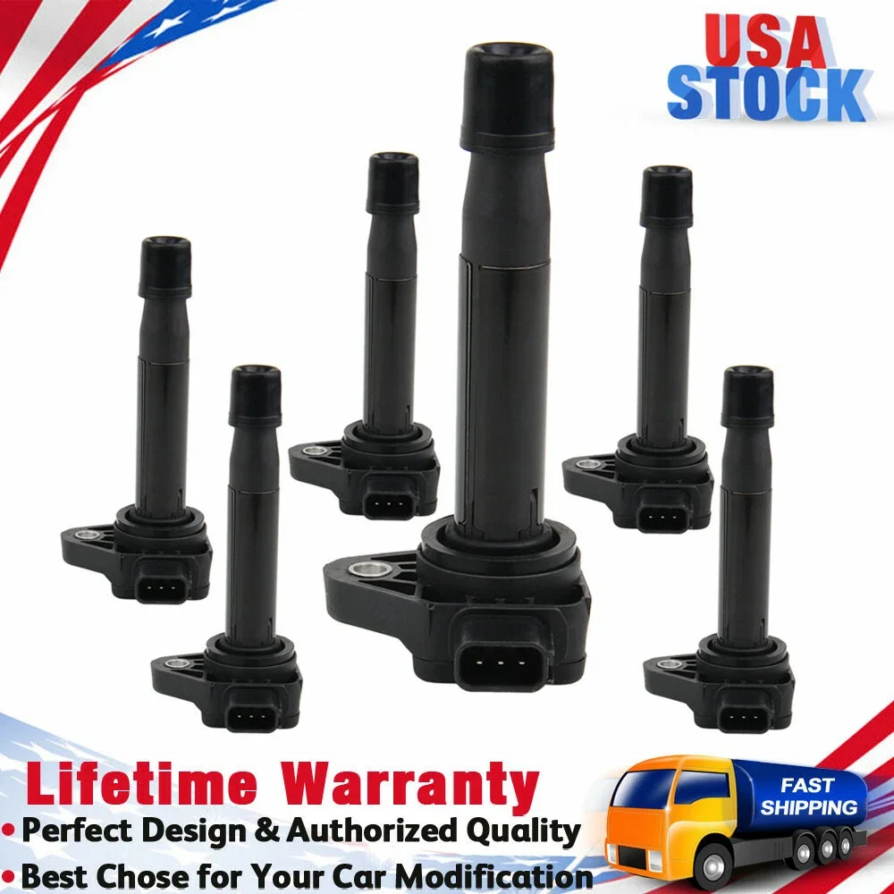 

6x Ignition Coils for 99-10 Honda Accord Odyssey 3.5L Acura TL CL RL V6 UF242