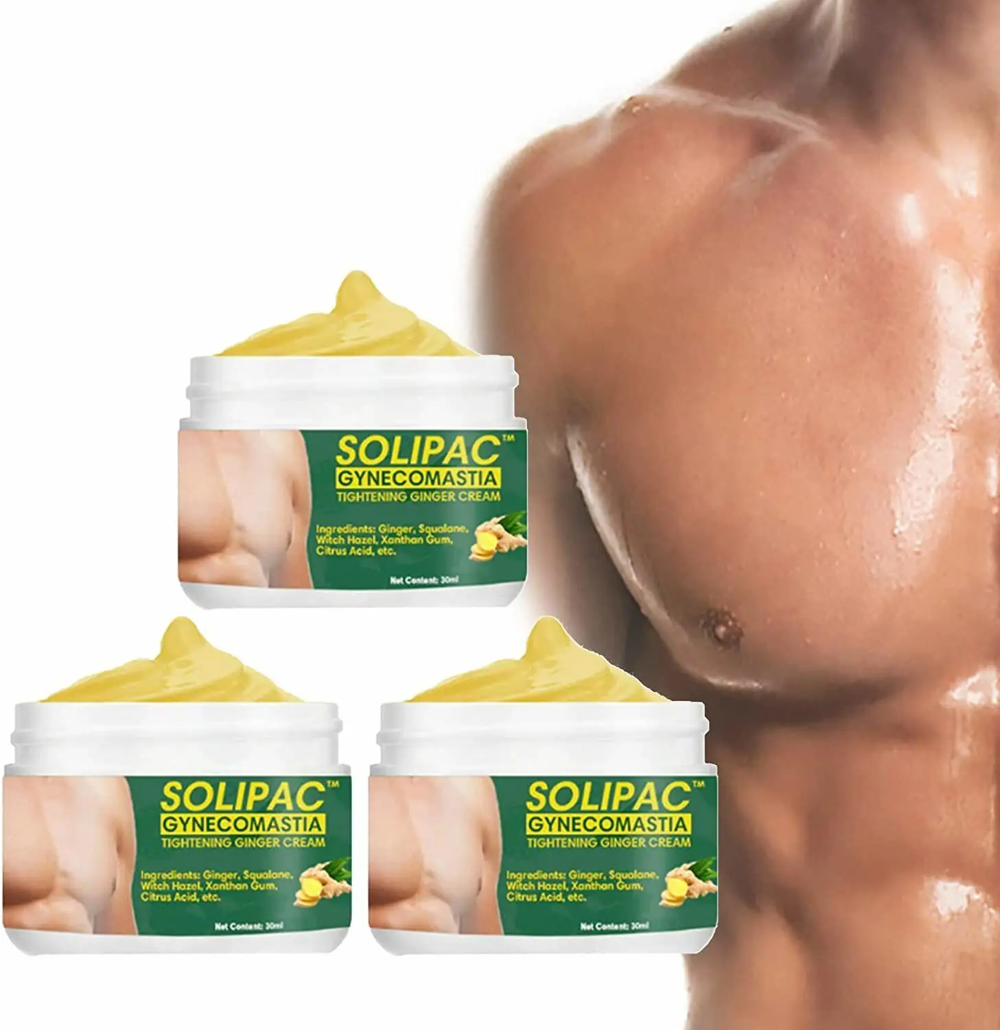 

SoliPac Gynecomastia Tightening Ginger Cream 2 pcs