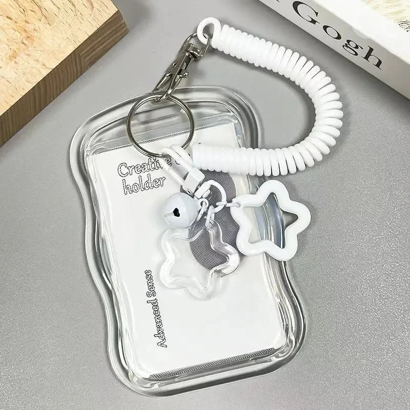 Bus Simple Transparent ins Card Cover Student Campus Meal Card Subway ID Card Star Chasing Protection Cover