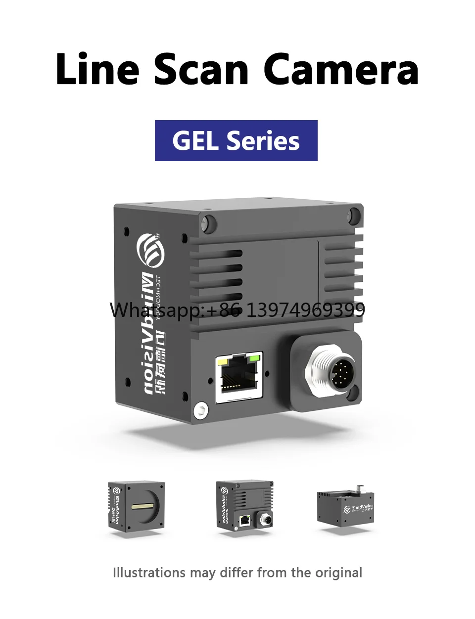 MV-GEL83BM 8192 Pixels 4TDI Line Scan Camera for Food/Pharma Quality Control 8K machine vision