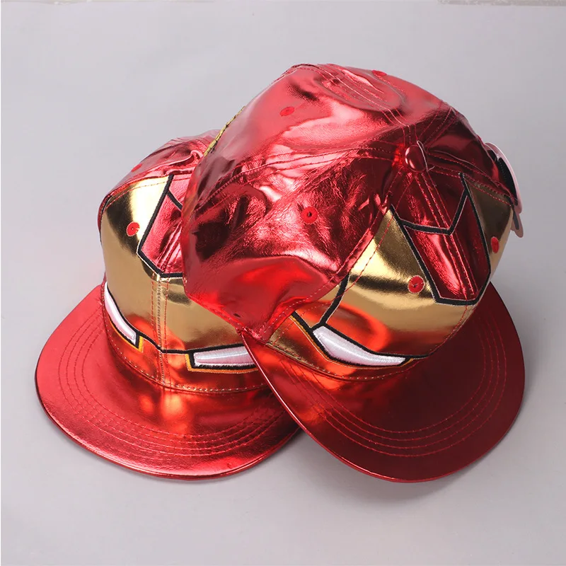 Chapeau de Baseball à Bords Plats pour Homme, Style Hip Hop Coréen, Iron Man, Chimme, Street Dance, Dessin Animé, Carillon Personnalisé, Protection Solaire