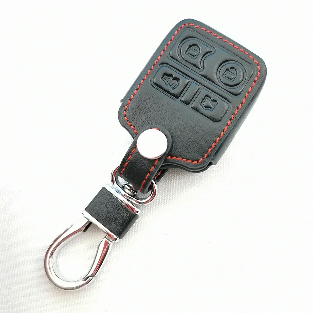 Praise Leather Key Case Cover For Ford Escape Explorer Freestar Ranger F150 F250 F350 F450 for Mazda B2300 B2500 B3000 B4000