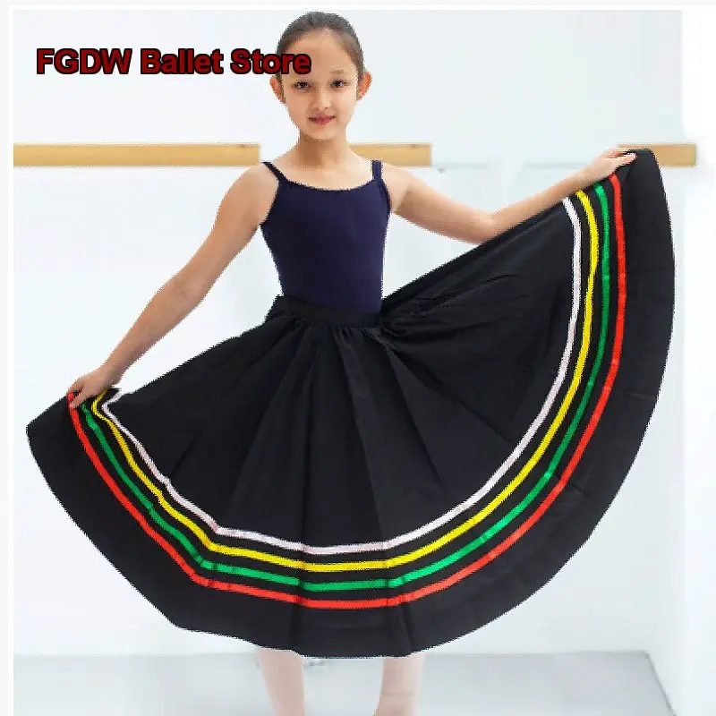 Chen Ting Style Skirt Royal Academy Folk Dance Representative Skirt for Exams Company Directly Operated Adult Kids