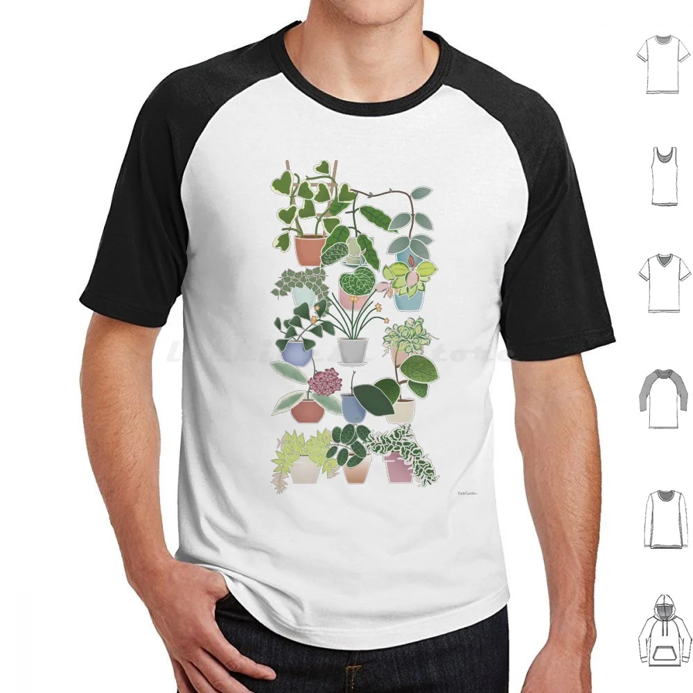 Camiseta Hoya Head de talla grande, 100% algodón, plantas de interior Hoya, Plant Lady, Kuwaii, linda amante de las plantas, mamá de plantas, cuarentena, Hoyamygosh
