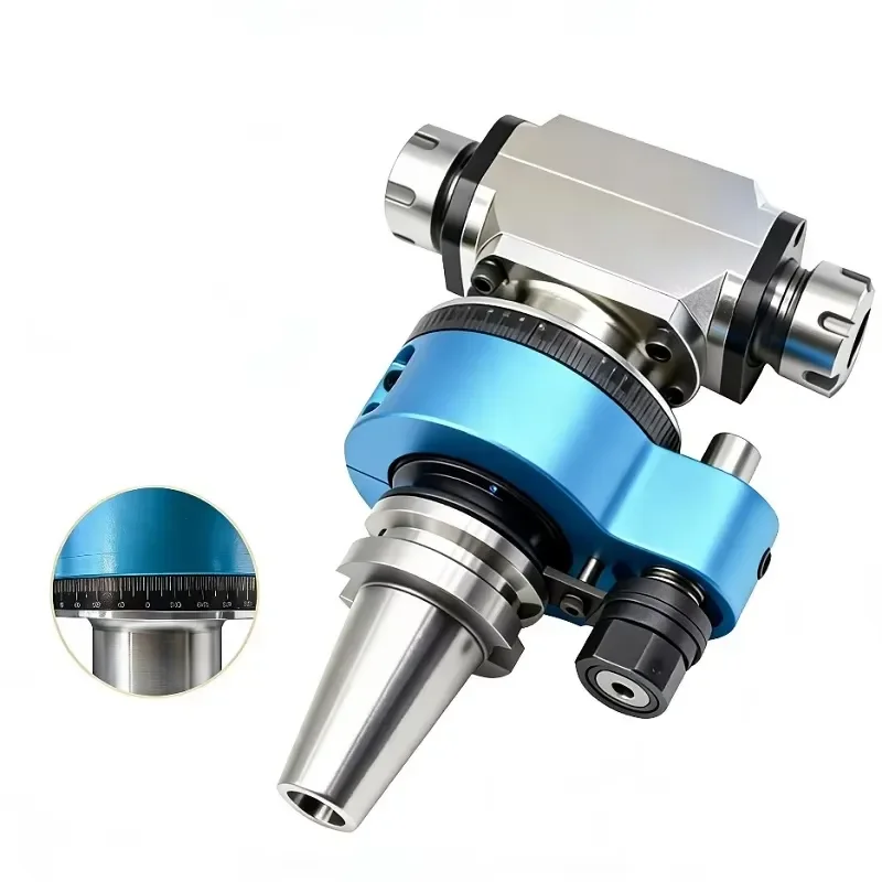 BT30 BT40 BT50 High Speed 90 Degree Corner Head CNC Milling Tool Holder Two Way Machine Tool Accessories for Lathe CNC