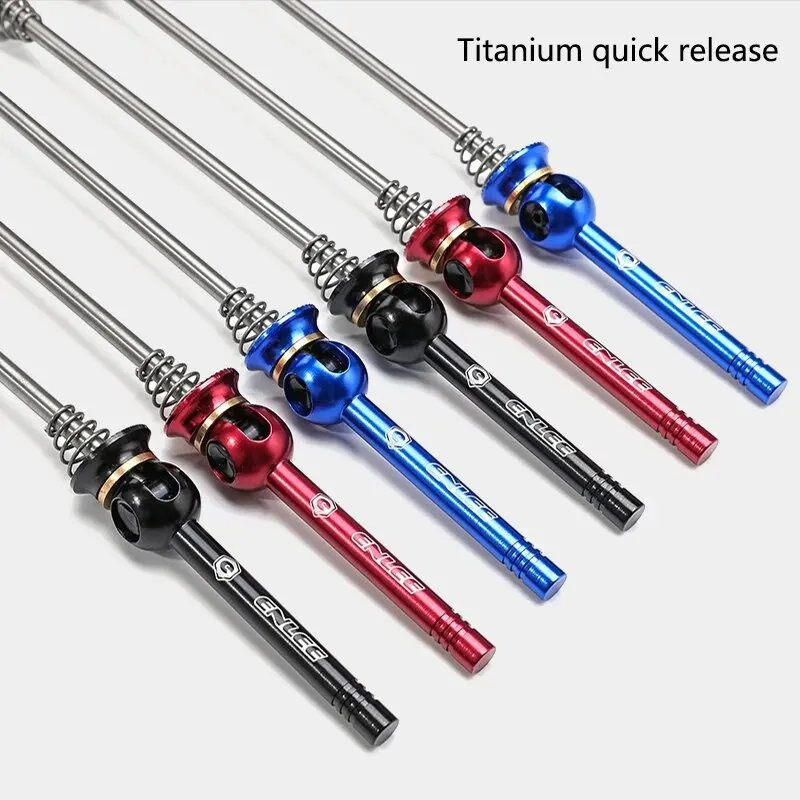 ENLEE Titanium Ti Skewer QR Bicycle Quick Release Skewer Lever MTB Bicycle Cycling Hub Road Bike Quick Release MTB Parts