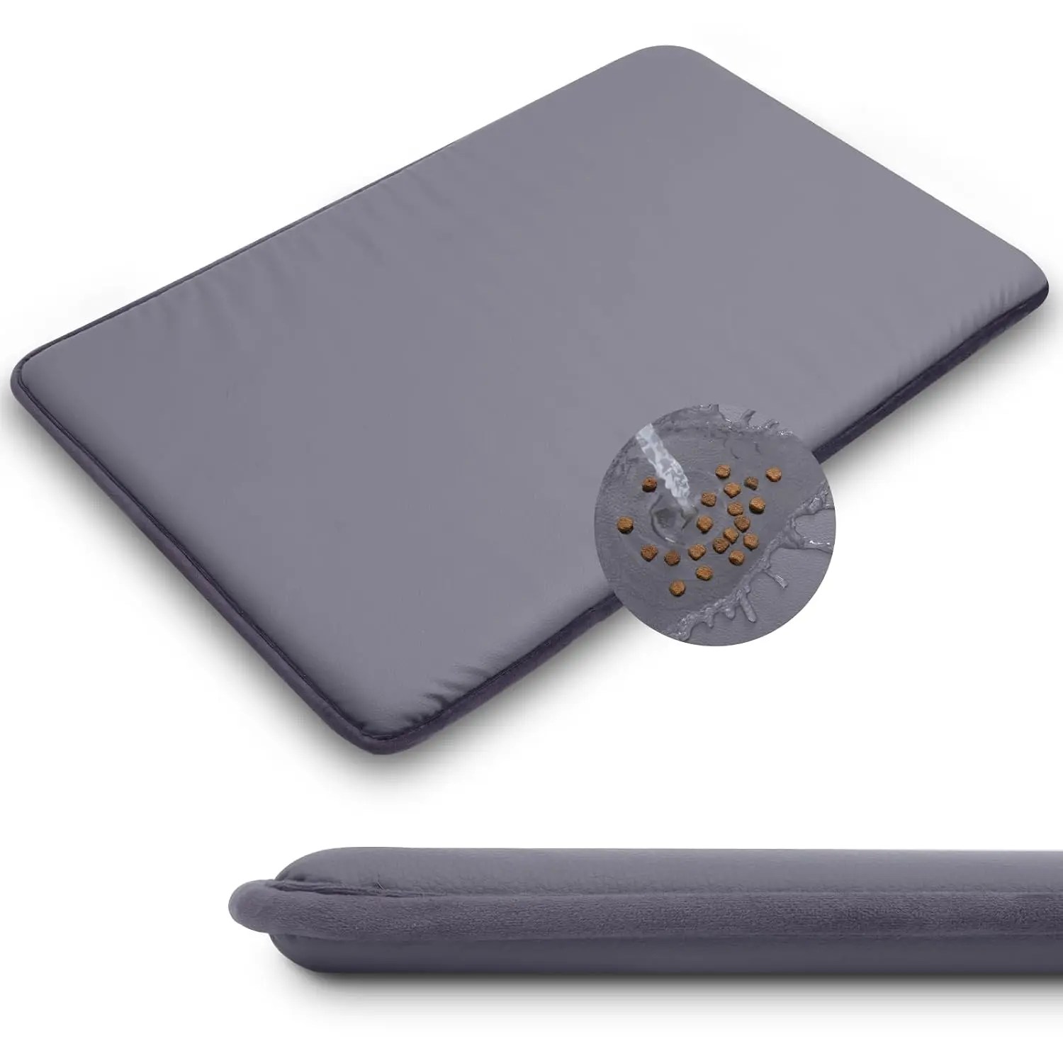 Waterproof Reversible Dog Crate Pad, Wipeable Kennel Mat, 35x22, Customized