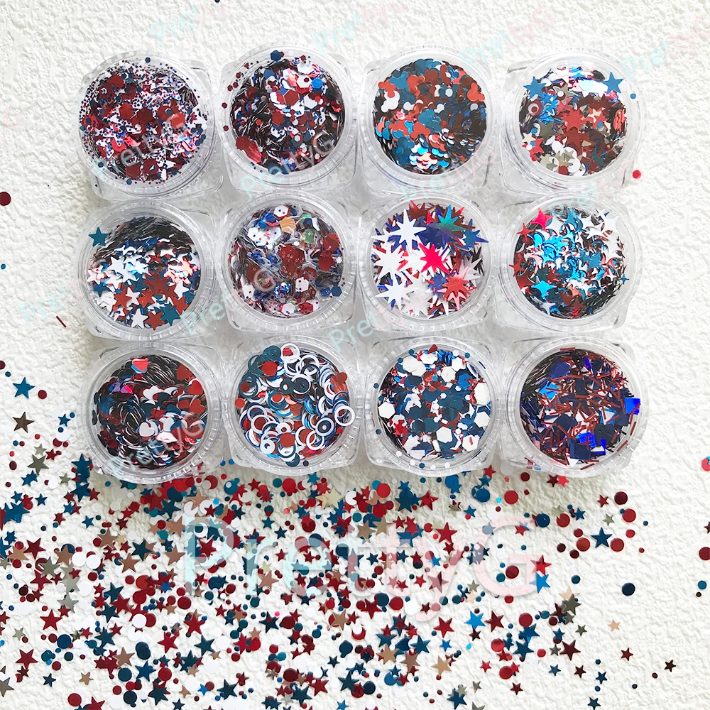 PrettyG 12 Color Set America's - Art And Craft Independence Day recension och pris