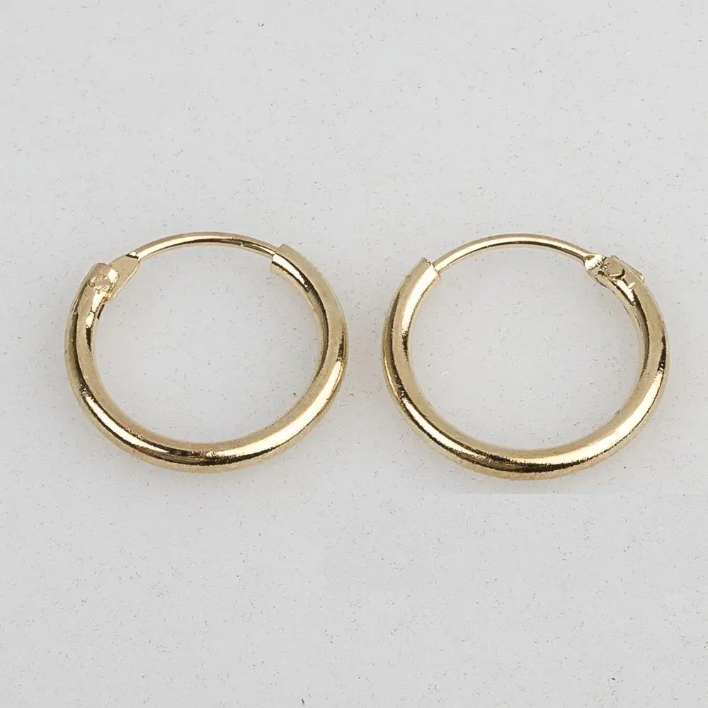 Round Tiny Ring Earrings