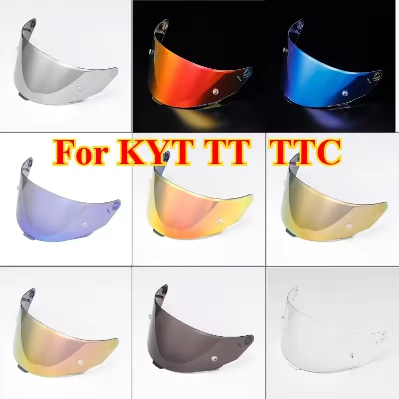 

Helmet Visor Suitable for KYT TT TTC Motorcycle Helmet Shield Windshield Sunscreen TTC Helmets Accessories High Strength