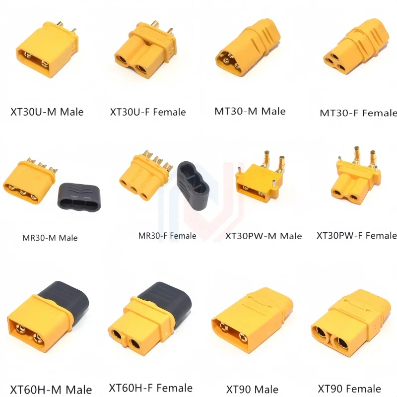 XT60H-F Aircraft Model Xt90S Connectors Xt30u High Current Male Female Docking M Lithium Battery Charging Plugs XT-90 XT-60 XT30