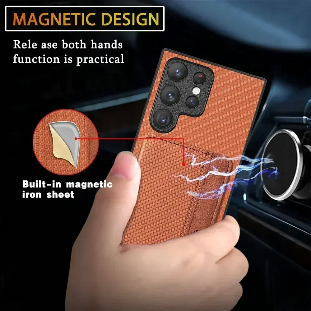 S26 Ultra S25 S24 FE S23 S22 Flip Case Anti-theft Wallet Coque for Samsung Galaxy S26 Ultra S23 Plus S20 23 S 26 S10 Wallet Etui