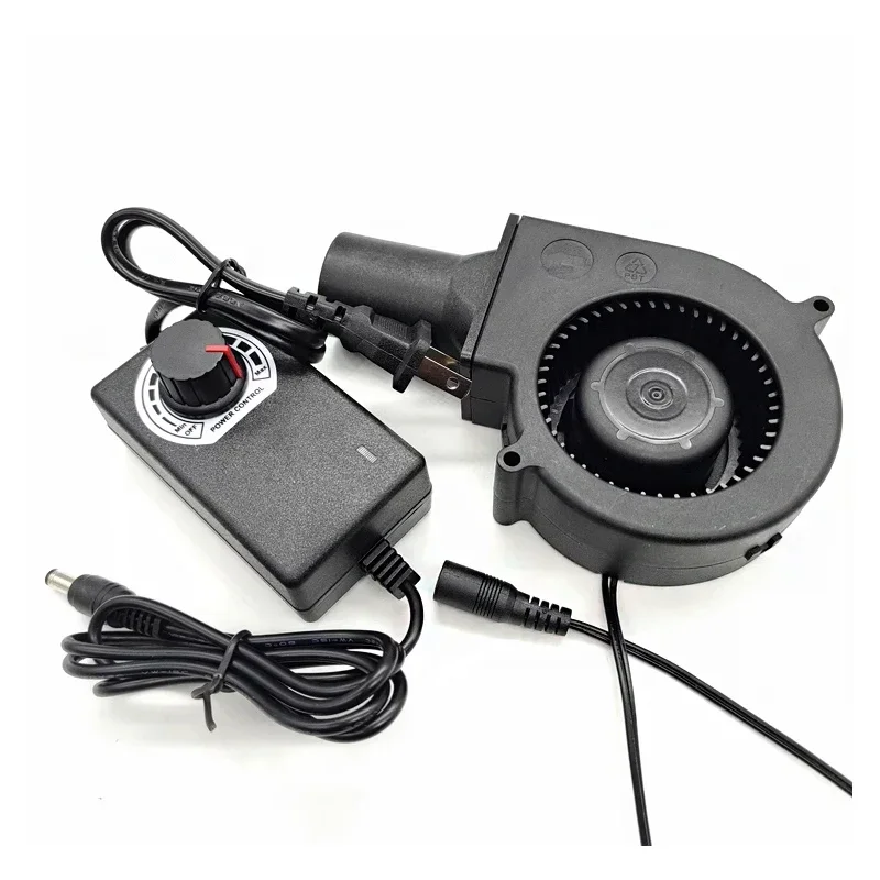 9733 barbecue stove 220V power supply stove outdoor firewood stove heating blower 12V 2.94A fan