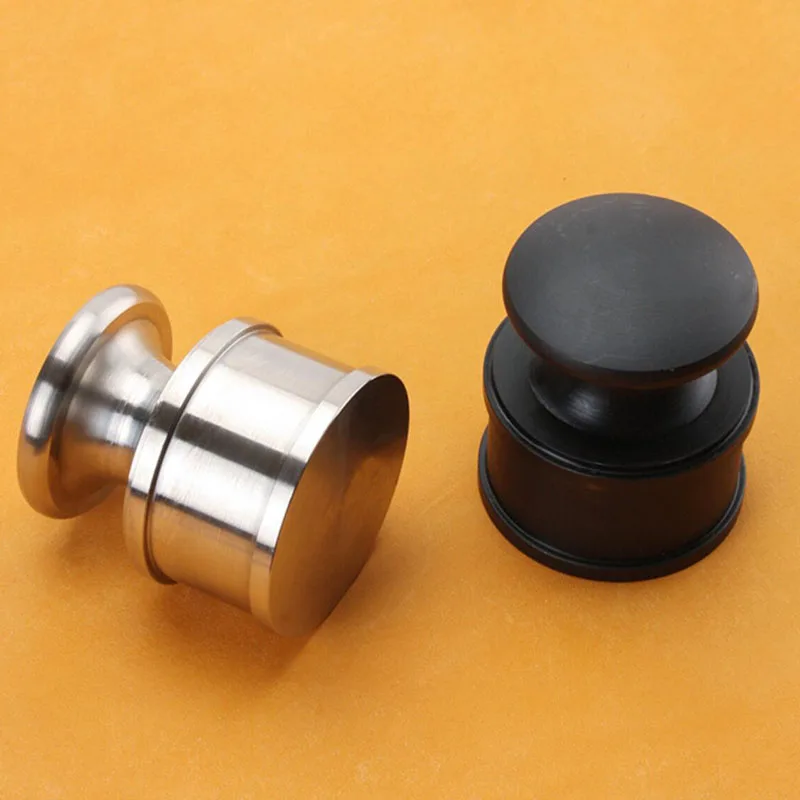 DIY Craft Shaping Carving Heavy Duty 940G Stainless Steel Leather Hand Press Town Leather Craft Pressing Tool for Durable Punch