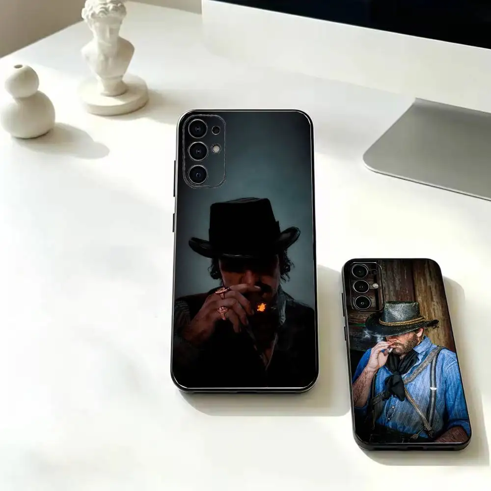 Game Red Dead R-Redemption  For Samsung  Series s21 s22 s23 s24 s25 FE Plus Soft Black Cover