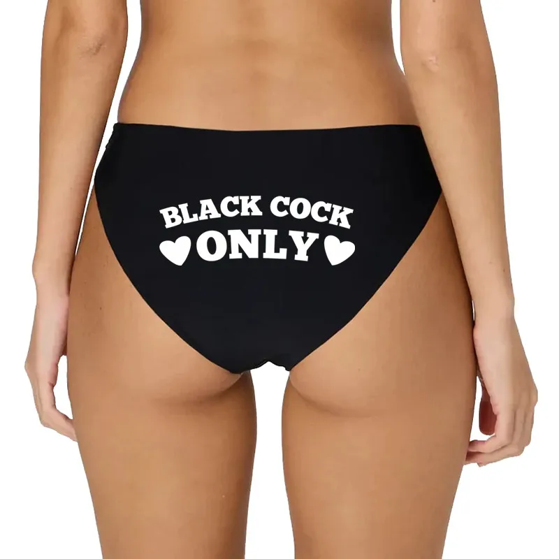 ТОЛЬКО ЧЕРНОГО КОКА, забавные женские сексуальные трусики, удобное женское нижнее белье, бесшовные горячие трусы, белое нижнее белье, женские трусы